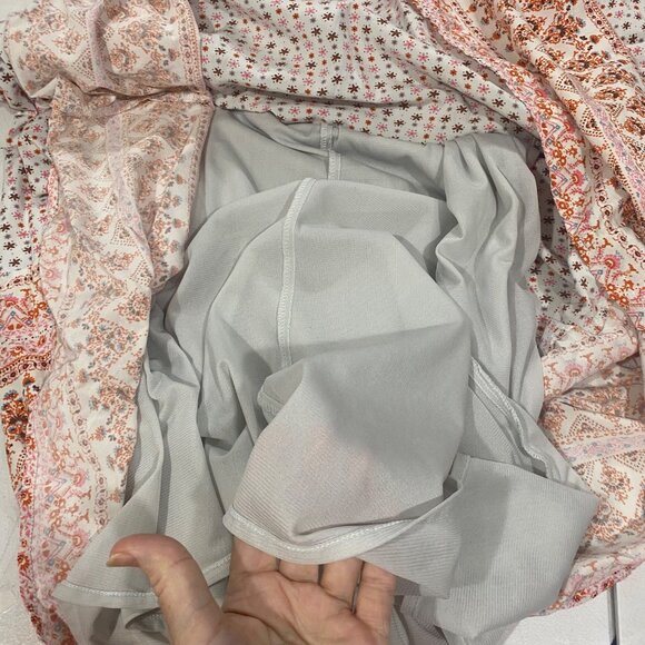 Old Navy Maxi Sundress Womens XL Orange Floral Sleeveless Peasant Cottagecore - Picture 7 of 10